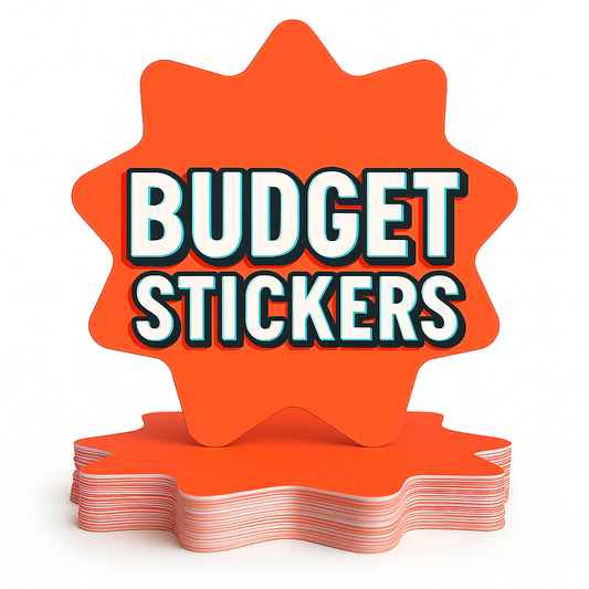 Budget Die Cut Stickers