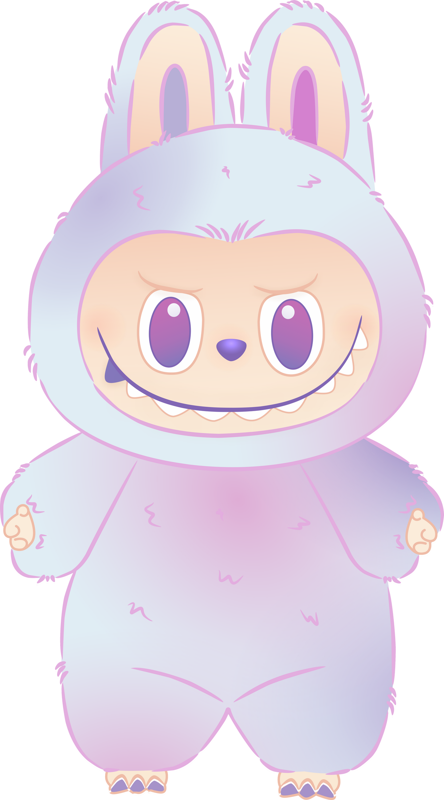 Labubu Stickers Enery Full Body